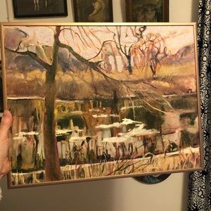 MEGA SALE!! Original Art Outdoor Scene